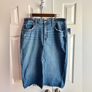 Blue Denim Skirt